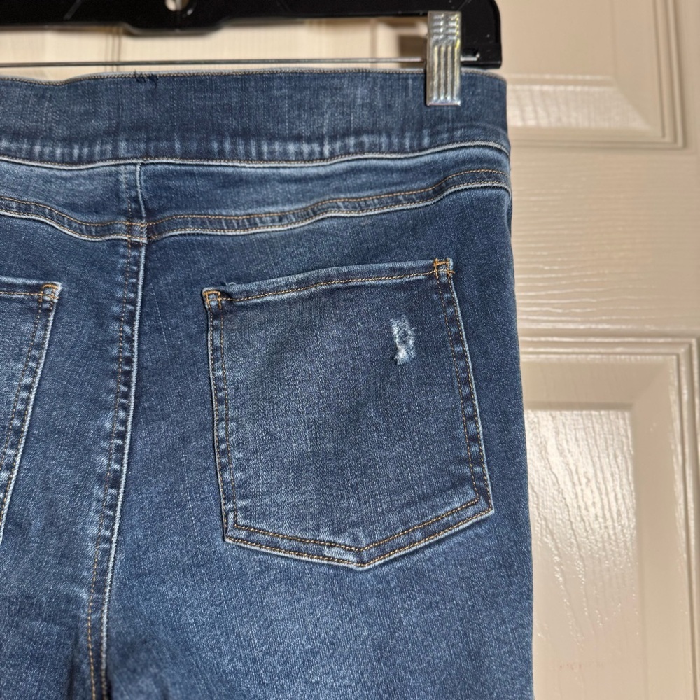 SPANX Dark Blue Skinny Jeans Size M - Picture 3 of 8